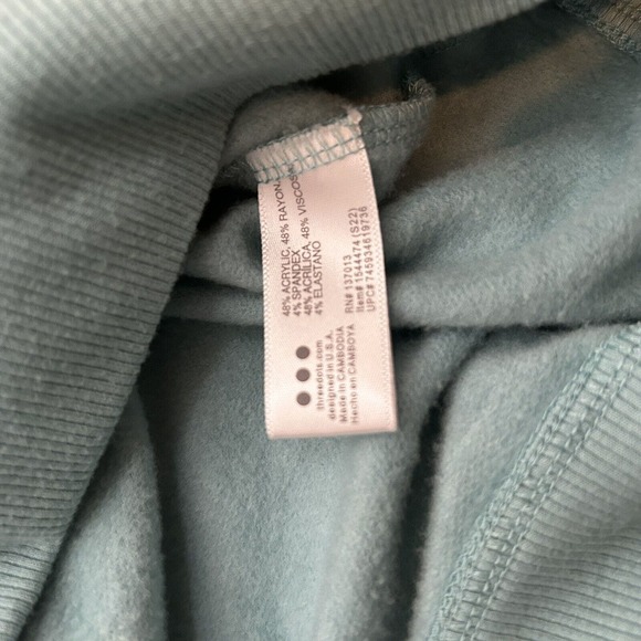 Three Dots Women's Sz Medium Butter Soft Quarter Zip Pullover Green - Picture 6 of 6